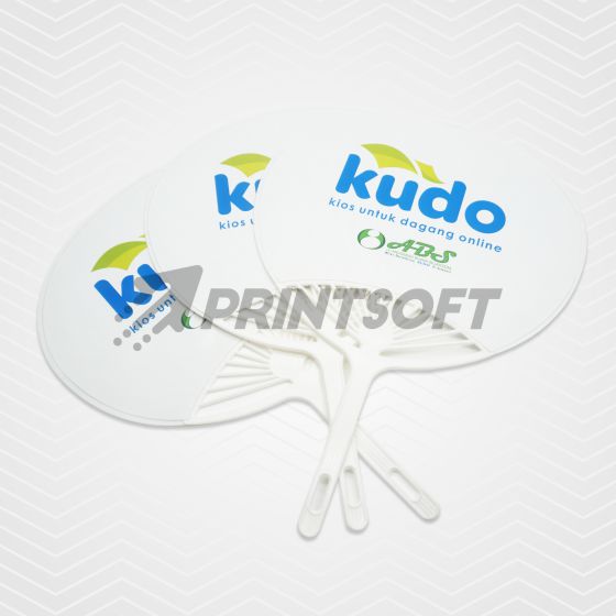 Kipas Promosi Plastik Custom