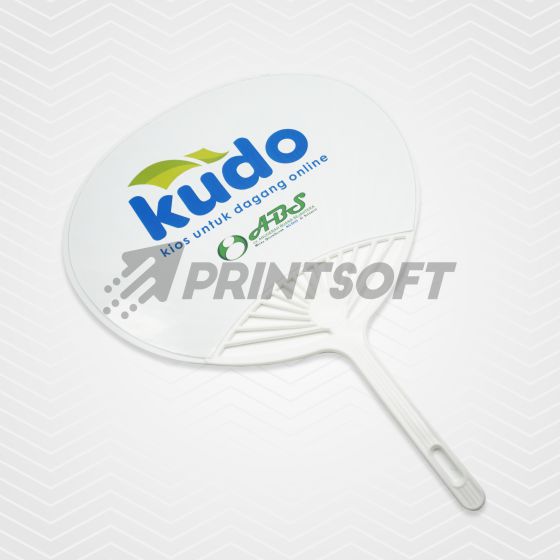 Kipas Promosi Plastik Custom