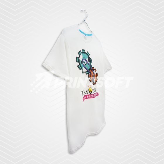Print Kaos Putih DTG A4
