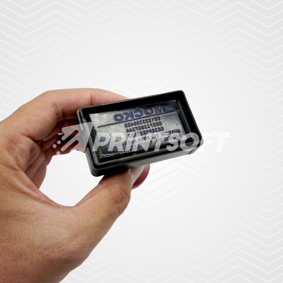Stempel Persegi 27 x 55 mm